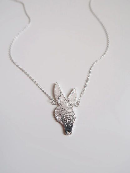 Doe Necklace - Sterling Silver