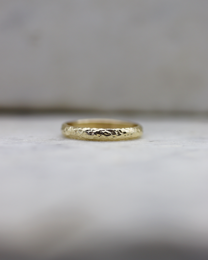 10K Yellow Gold Canyon Band