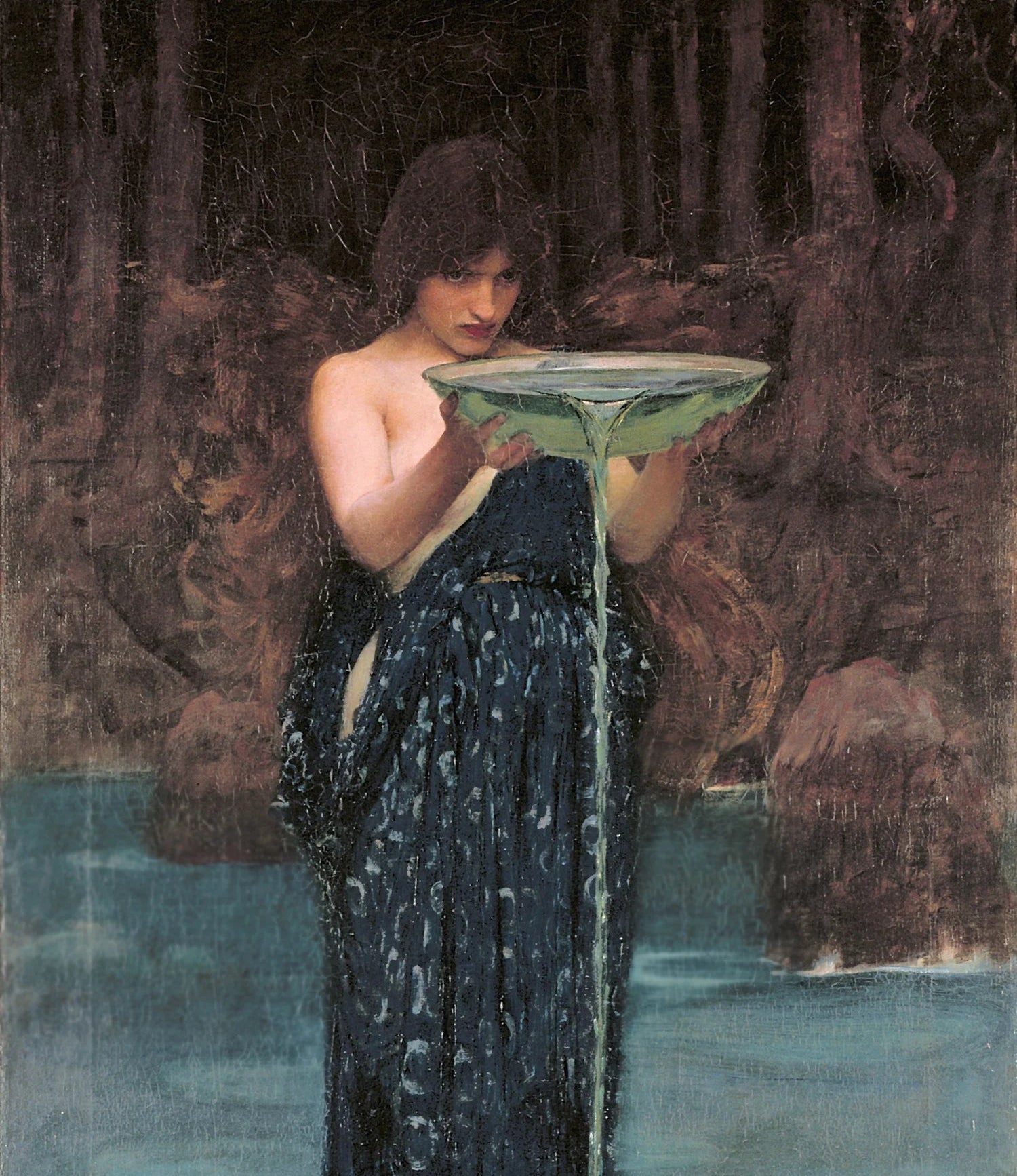 Launched in 2019, Invidiosa Jewelry takes its name from the bewitching Pre-Raphaelite painting, Circe Invidiosa (1892), by John William Waterhouse.