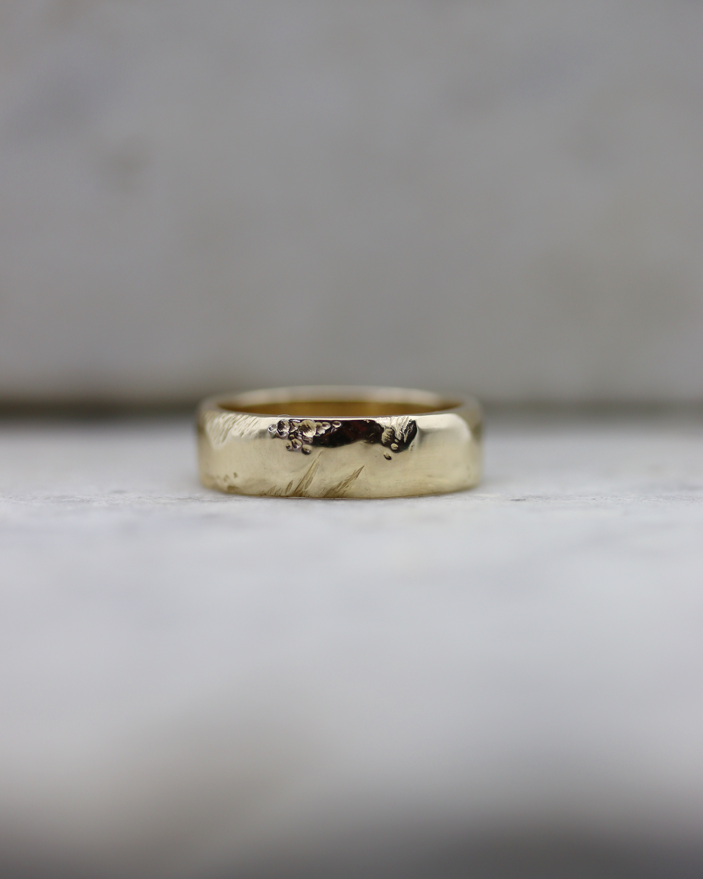 10K Yellow Gold Erosion Band