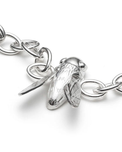 The Worker Bee Choker - Sterling Silver