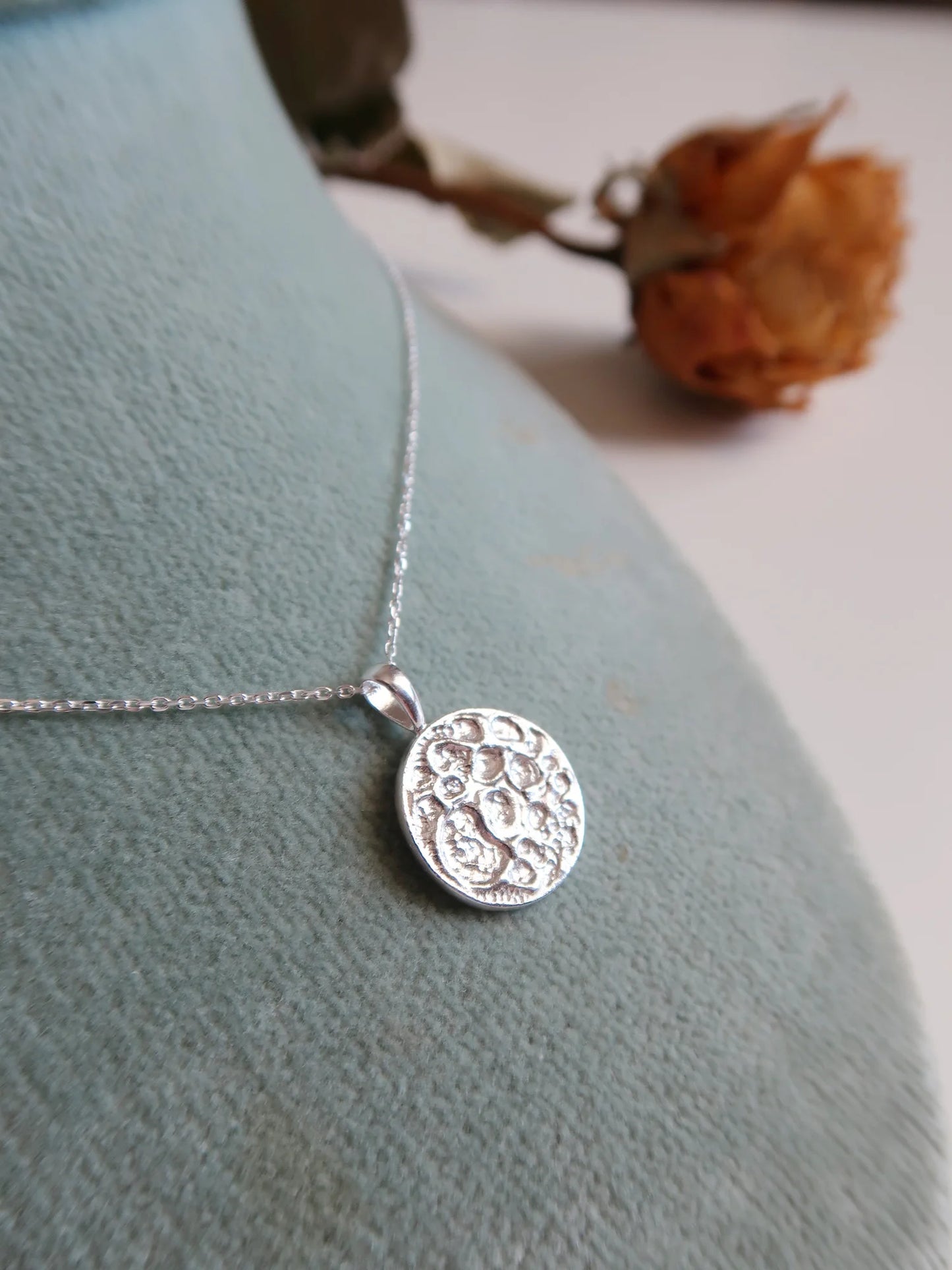 Full Moon Pendant - Silver