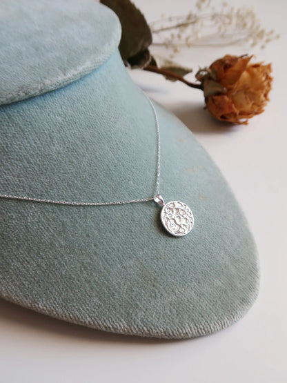 Full Moon Pendant - Silver