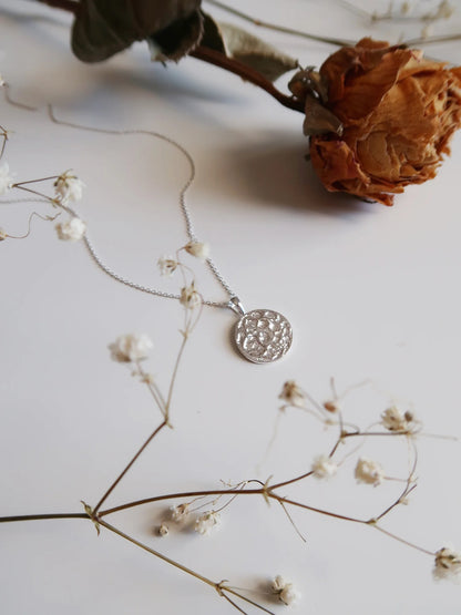 Full Moon Pendant - Silver