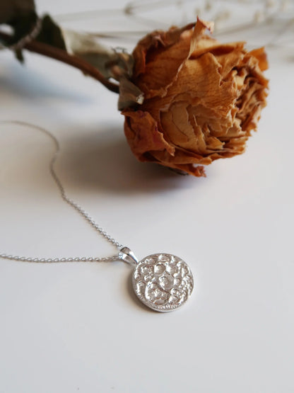 Full Moon Pendant - Silver