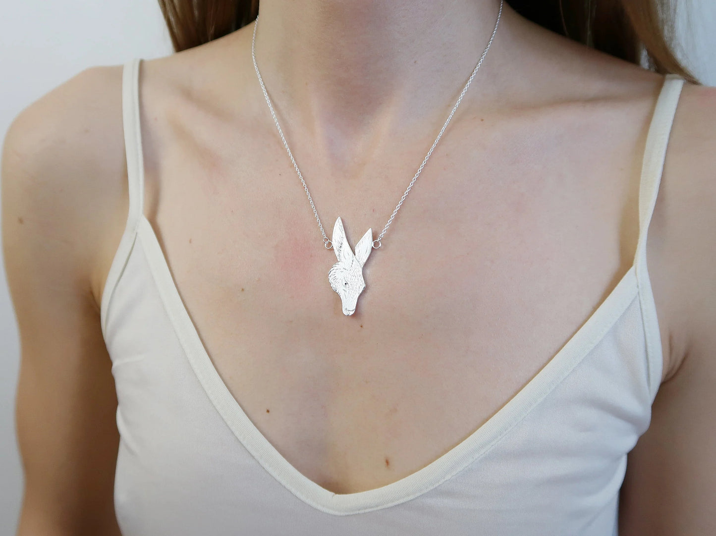 Doe Necklace - Sterling Silver