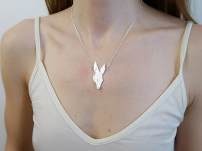 Doe Necklace - Sterling Silver
