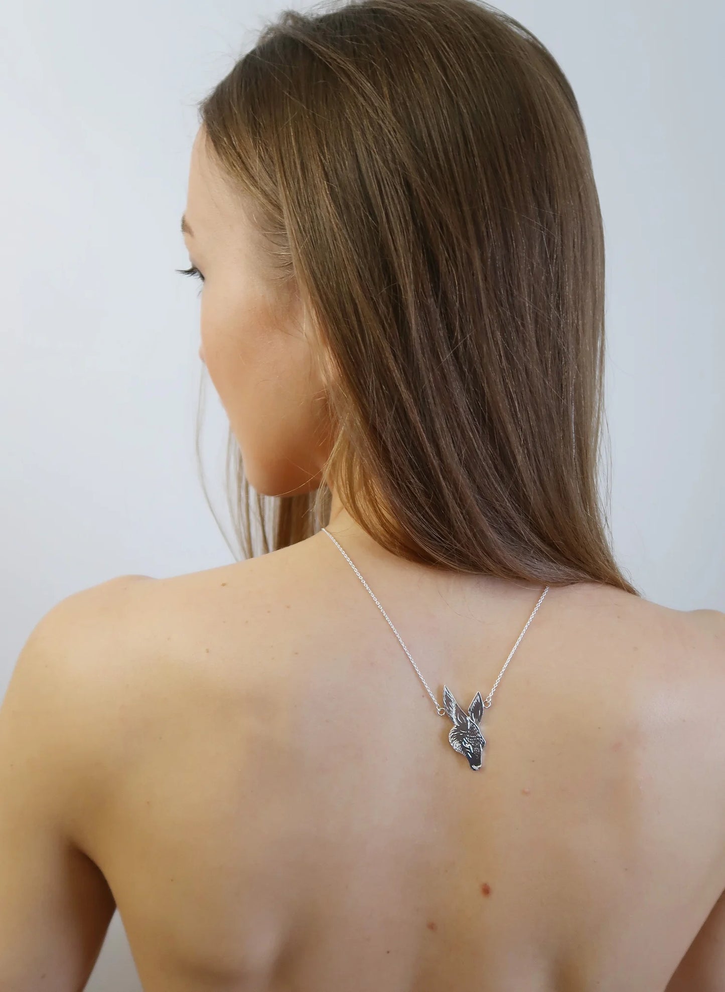 Doe Necklace - Sterling Silver