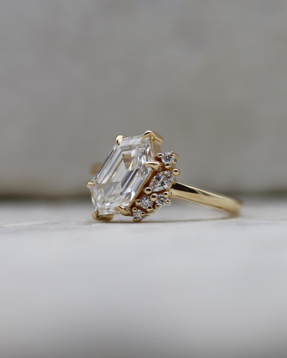 Skye Dutch Marquise Lab Diamond Cluster Engagement Ring