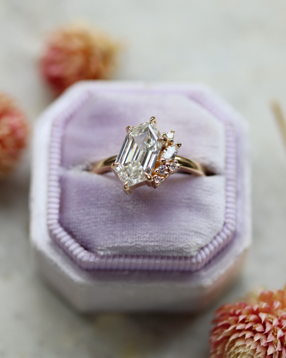 Skye Dutch Marquise Lab Diamond Cluster Engagement Ring