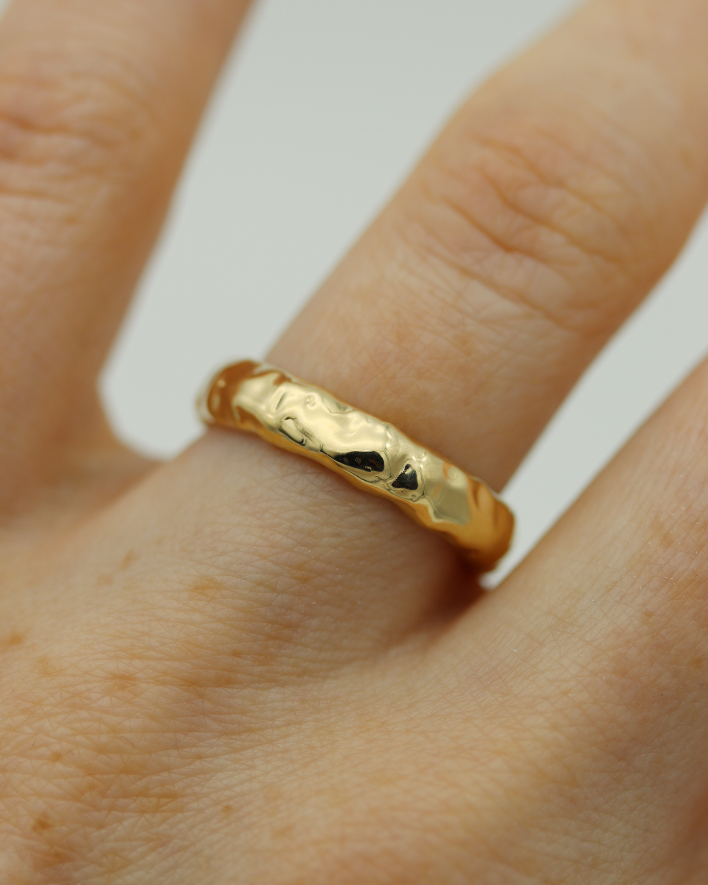 14KY Wide Liquid Gold Band (4mm)