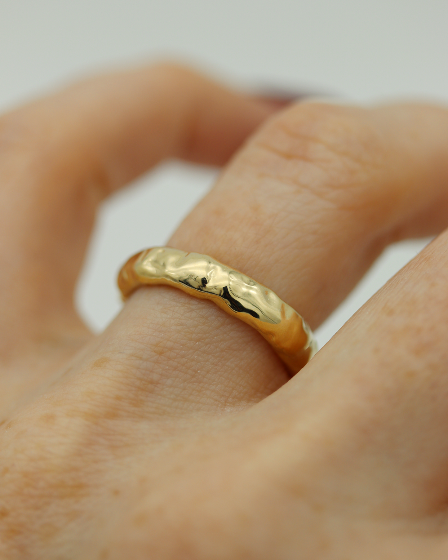 14KY Wide Liquid Gold Band (4mm)