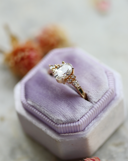 Isla 1.0ct Oval Cut Lab Diamond Engagement Ring