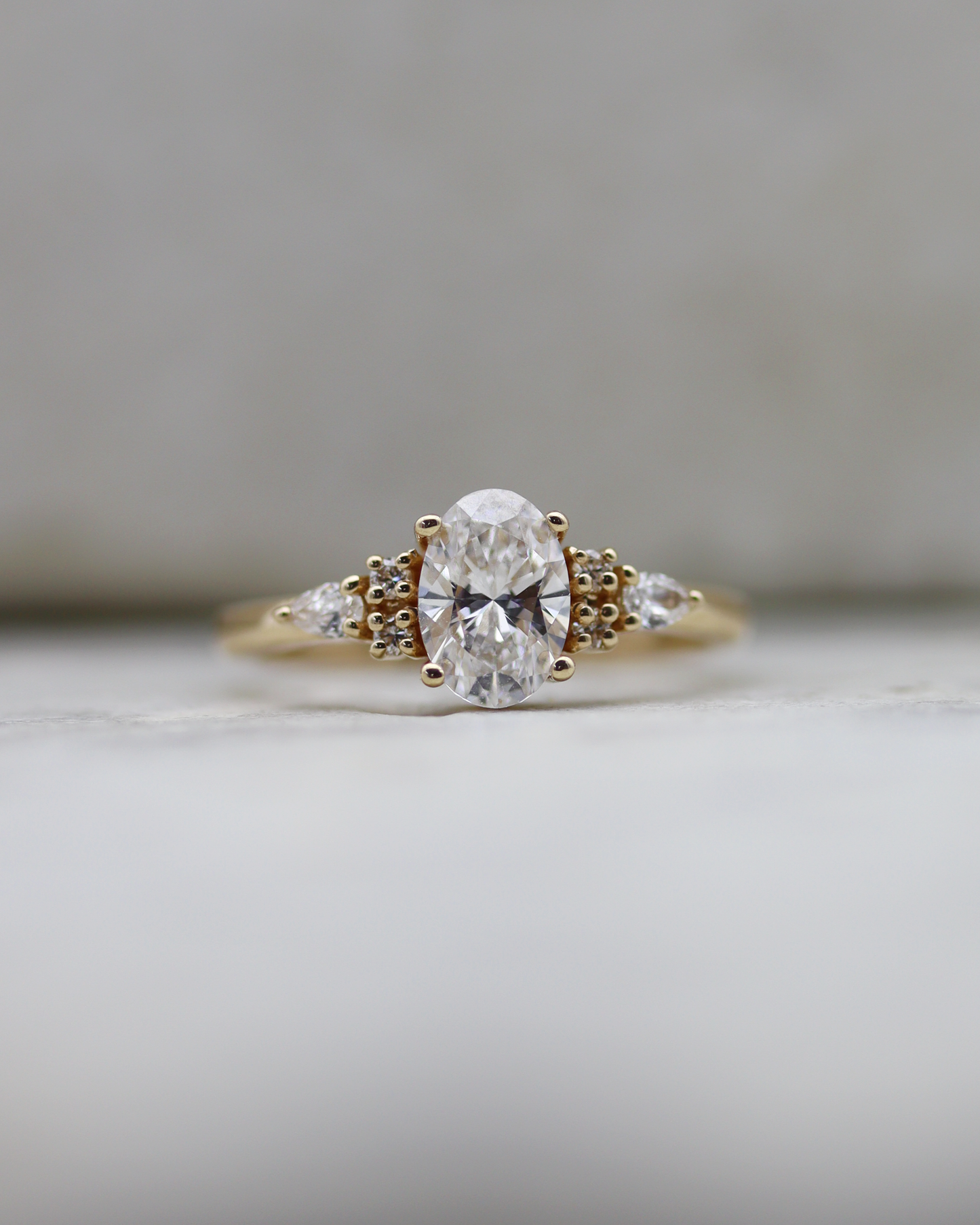 Isla 1.0ct Oval Cut Lab Diamond Engagement Ring