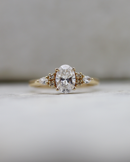 Isla 1.0ct Oval Cut Lab Diamond Engagement Ring